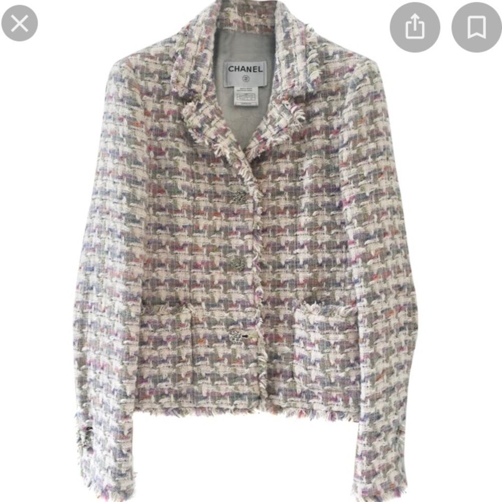 SOLD! Chanel Cotton/Wool Jacket